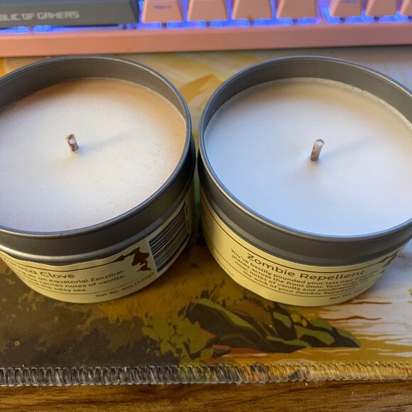 Two Brand New 100% Soy Wax Candles - Picture 2 of 4